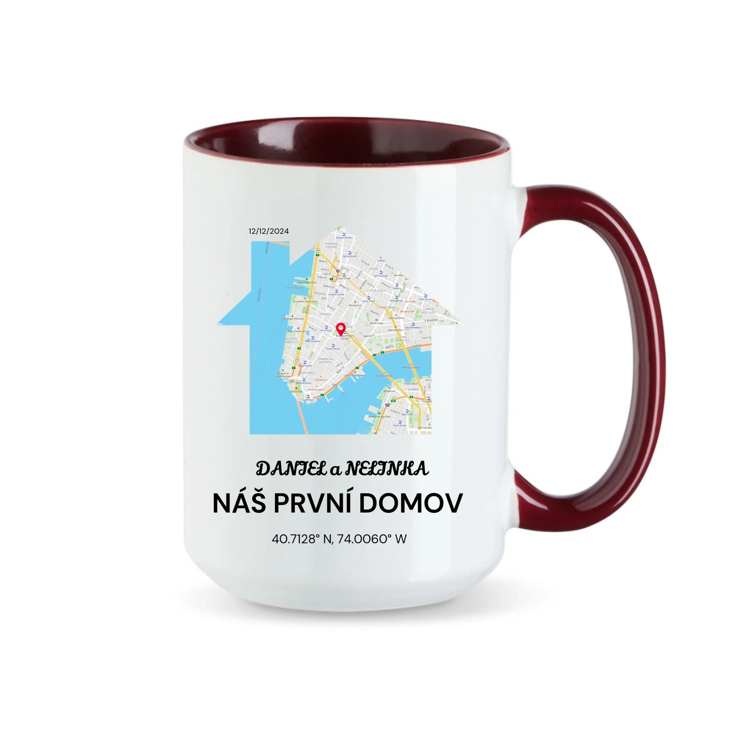červený